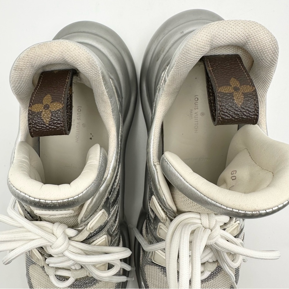 Louis Vuitton Archlight Metallic Sneakers Shoes - Picture 7 of 12